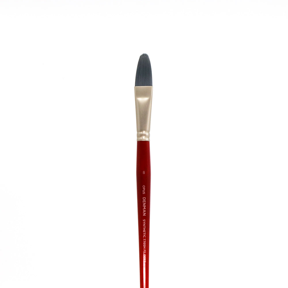 Opus Denman Acrylic Brushes Short Handle - Filbert