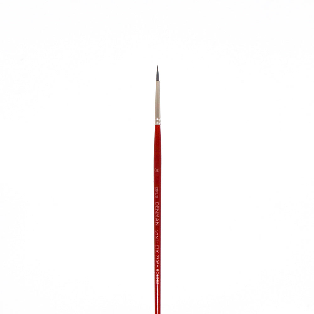 Opus Denman Acrylic Brushes Short Handle - Round