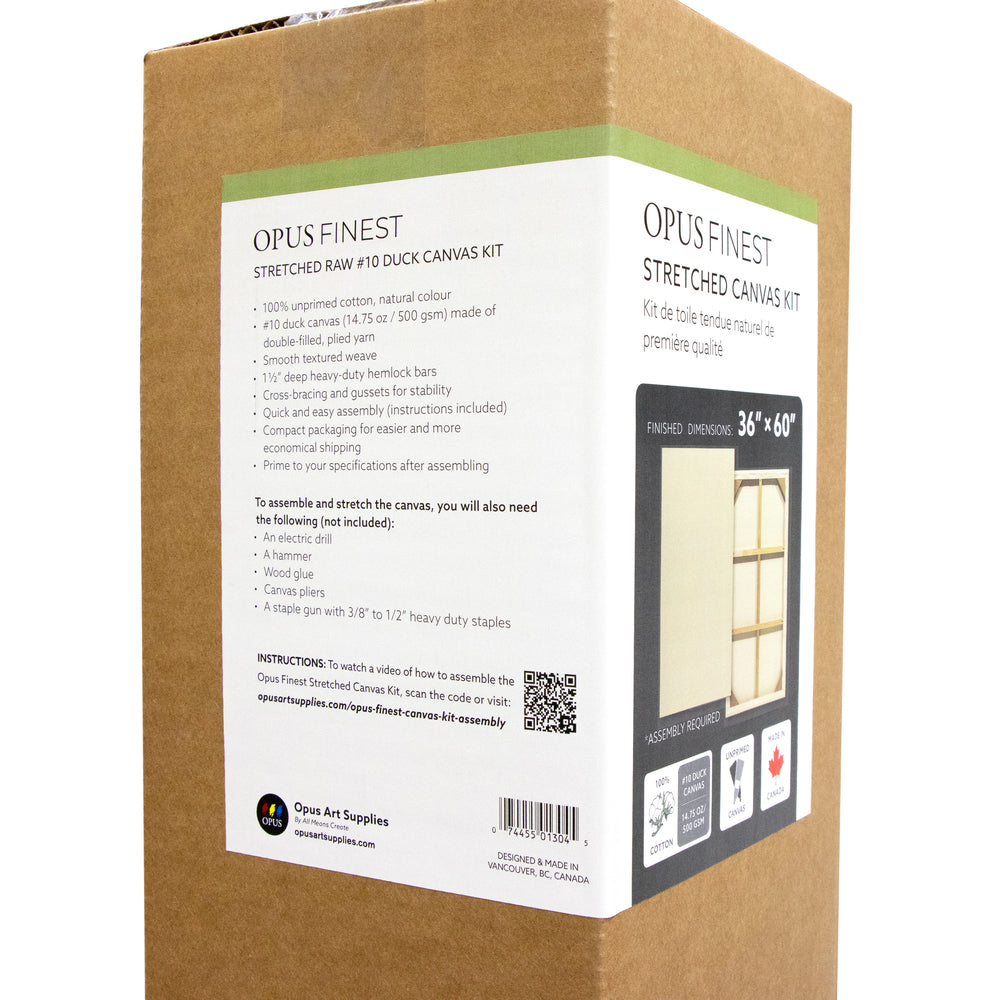 Opus Finest Stretched Canvas Kits