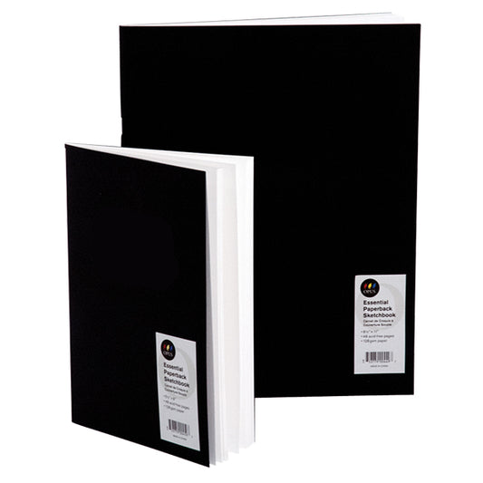 Opus Essential Paperback Sketchbook Black 8.5" x 11"