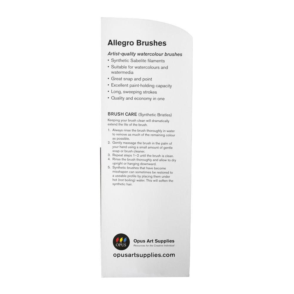 Opus Allegro Watercolour Brush Assorted Set of 5
