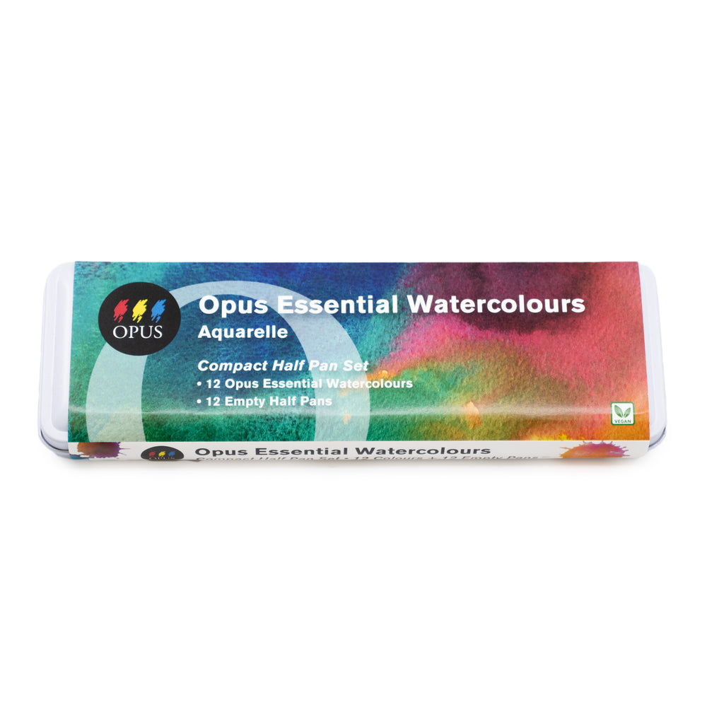 Opus Essential Watercolours Compact Tin Set of 12