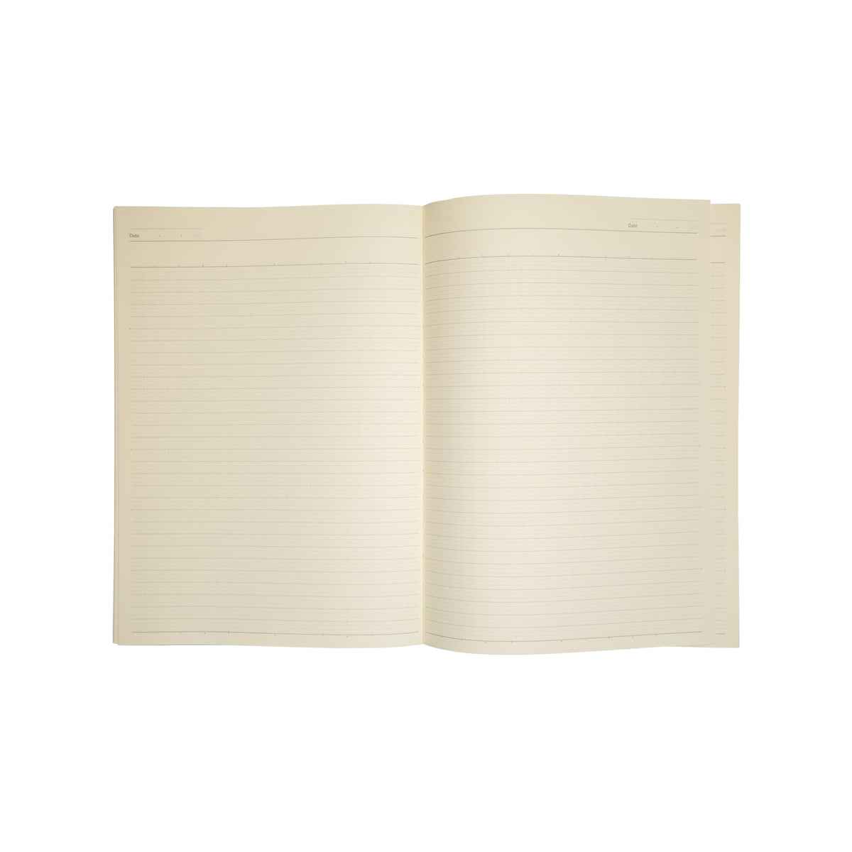 Itoya ProFolio Oasis Notebook interior showing the combined line, dot and grid pattern