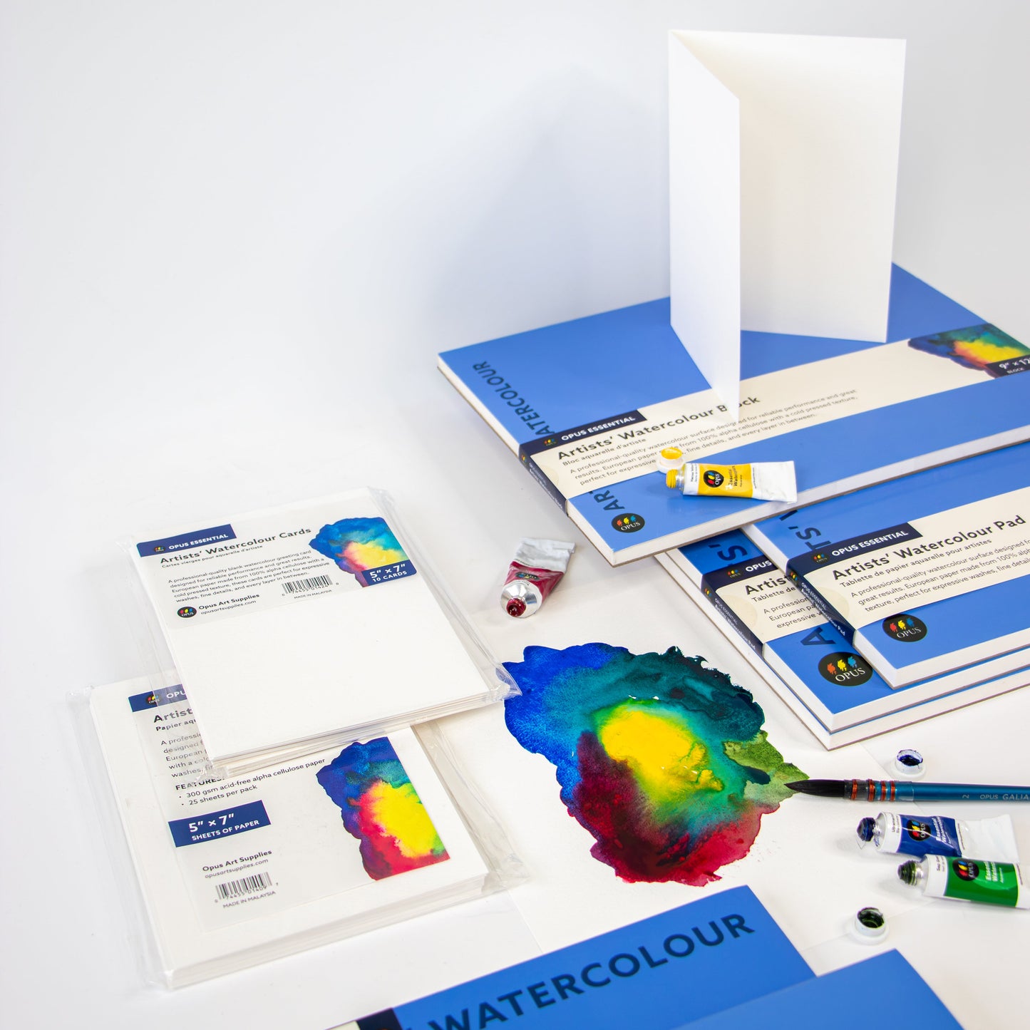 Opus Essential Artist's Watercolour Block - 7"x10"