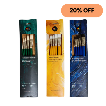 da Vinci COLINEO 4037 Acrylic & Oil Brush Set of 3