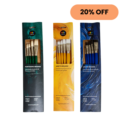 da Vinci COLINEO 4037 Acrylic & Oil Brush Set of 3