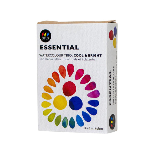 Opus Essential Watercolour Trio - Cool & Bright