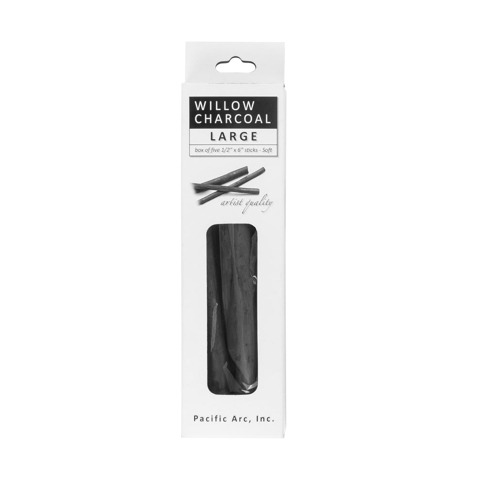 Pacific Arc Willow Charcoal - 1/2" Medium Set of 5