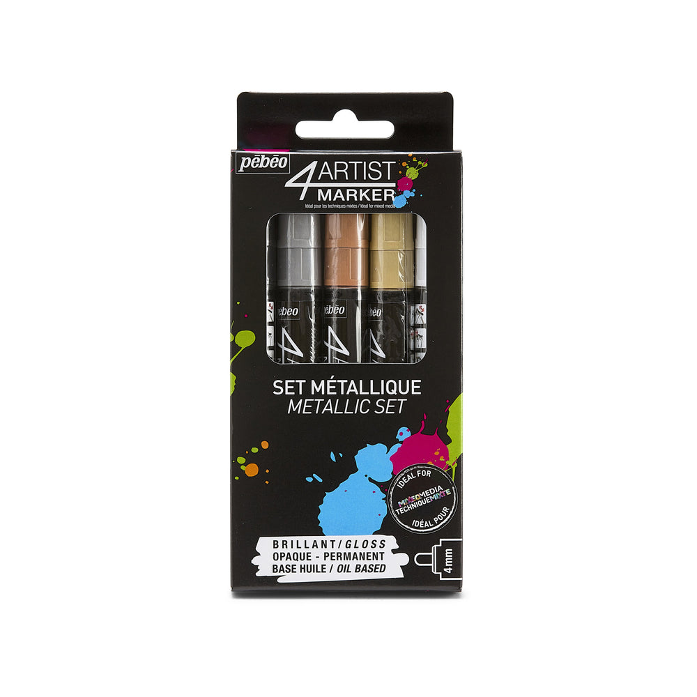 Pebeo 4artist marker 4mm - De Kwast Pebeo 4artist marker 4mm - De Kwast
