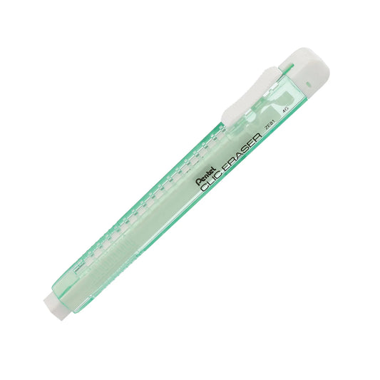 Pentel CLIC ERASER Retractable Eraser - Green Barrel