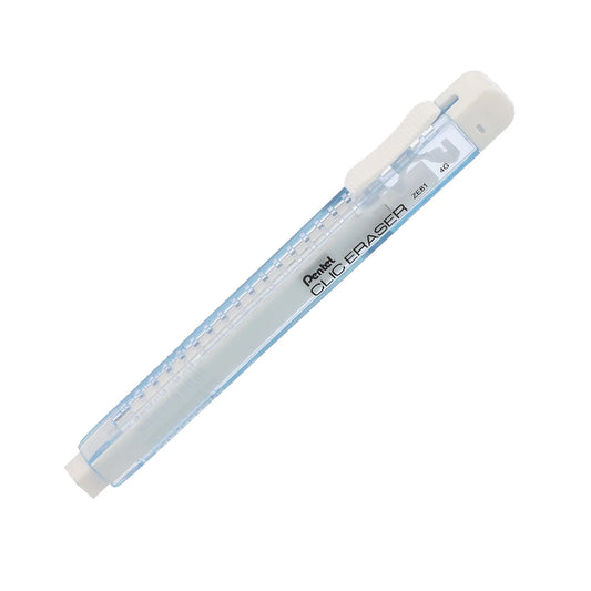 Pentel CLIC ERASER Retractable Eraser - Sky Blue Barrel