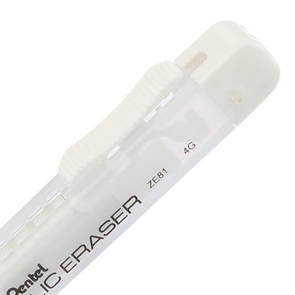 Pentel CLIC ERASER Retractable Eraser - White Barrel