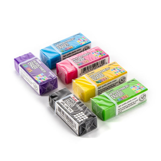 Pentel Hi-Polymer Block Eraser - Small, Assorted Colour