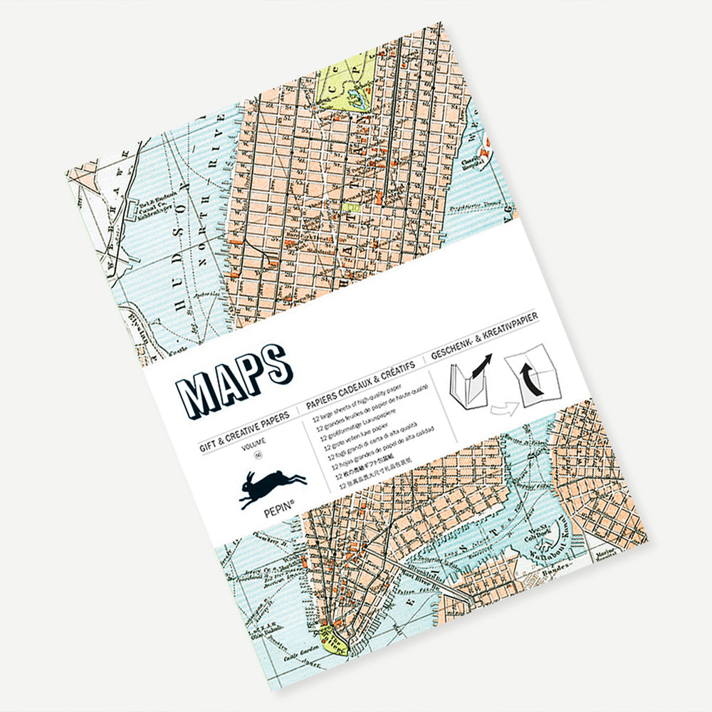 Pepin Press Gift & Creative Paper - Maps