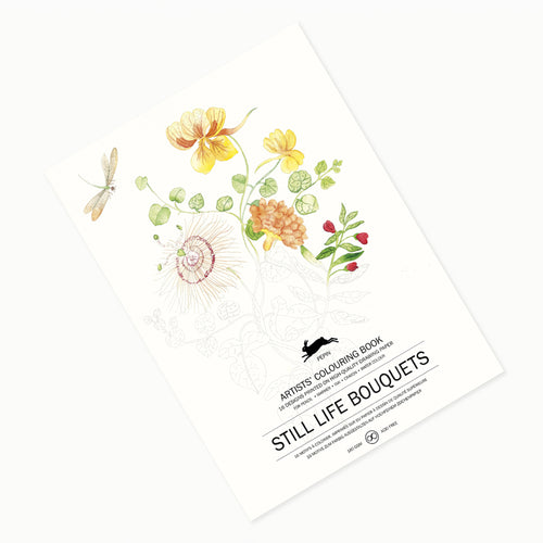 Pepin Press Artists' Colouring Book - Still Life Bouquets