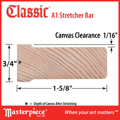 Masterpiece Classic Utopia Pre-Stretched Canvas (3/4" Slim, Smooth)