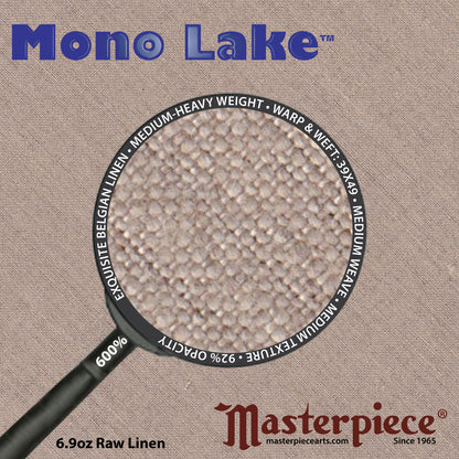 Masterpiece Monet Pro Mono Lake Pre-Stretched Canvas (Raw 6.9oz Belgian Linen)