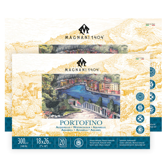 Magnani Portofino Watercolour Blocks Hot Pressed - 300gsm