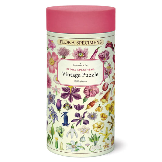 Cavallini 1,000 Piece Puzzle Flora Specimens