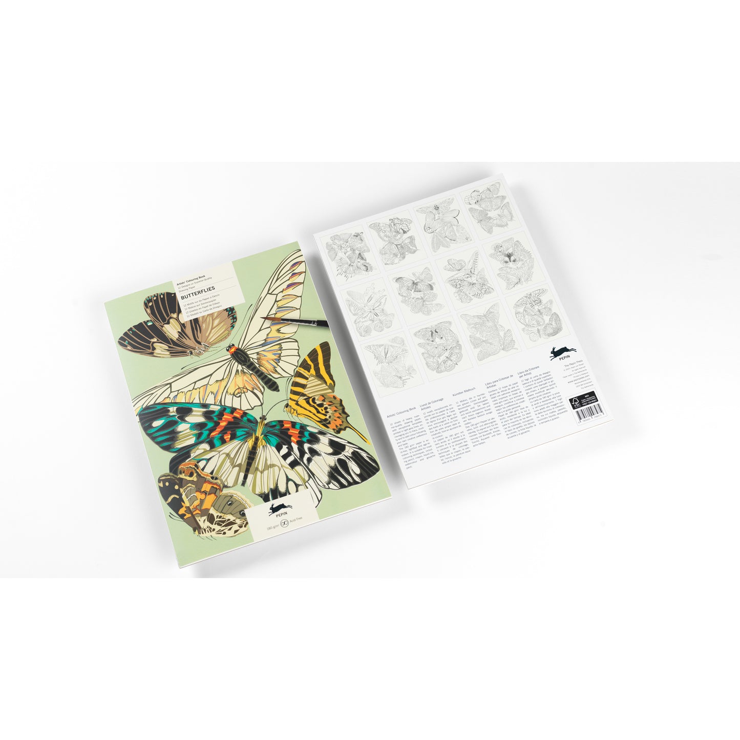 Pepin Press Artists' Colouring Book - Butterflies