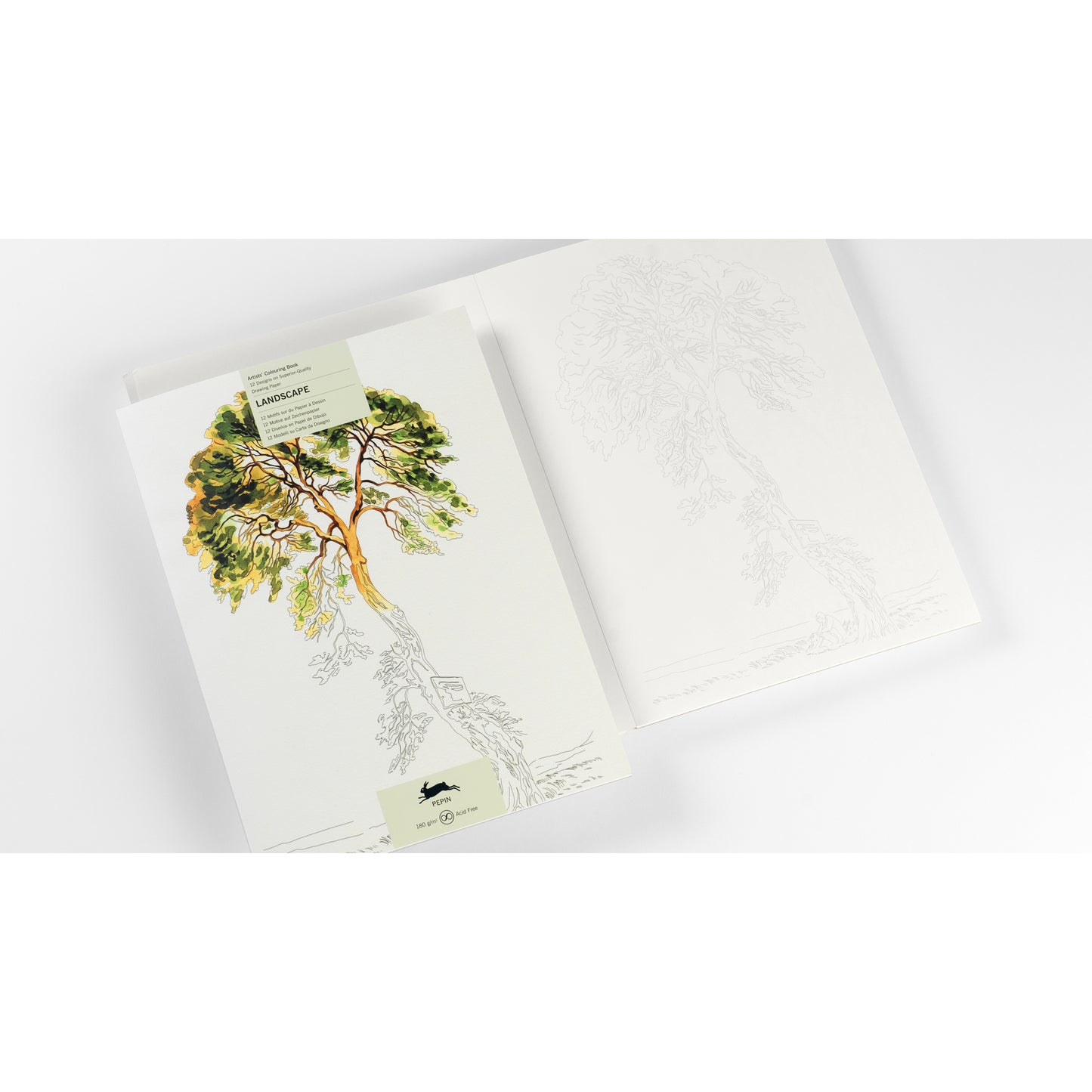 Pepin Press Artists' Colouring Book - Landscape