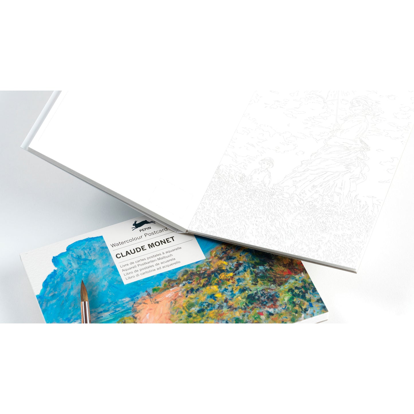 Pepin Press Watercolour Postcard Book - Claude Monet