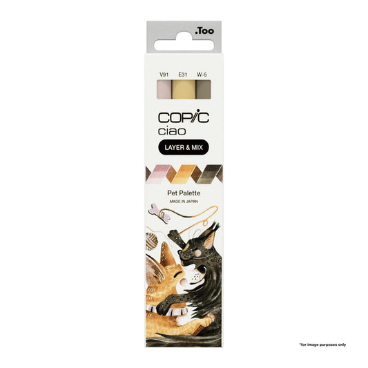 Copic Ciao Layer & Mix Set of 3 - Pet Palette