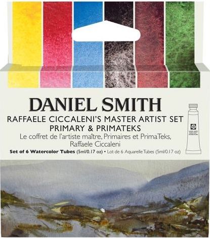 Daniel Smith Extra Fine Watercolors - Raffaele Ciccaleni's Primary and Primateks Set of 6