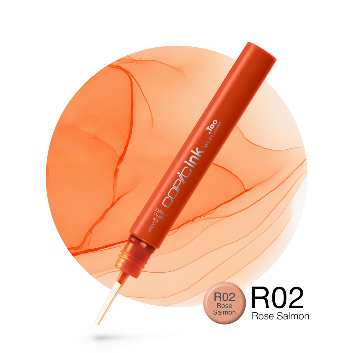 Copic Ink refill 12ml – R02 Rose Salmon