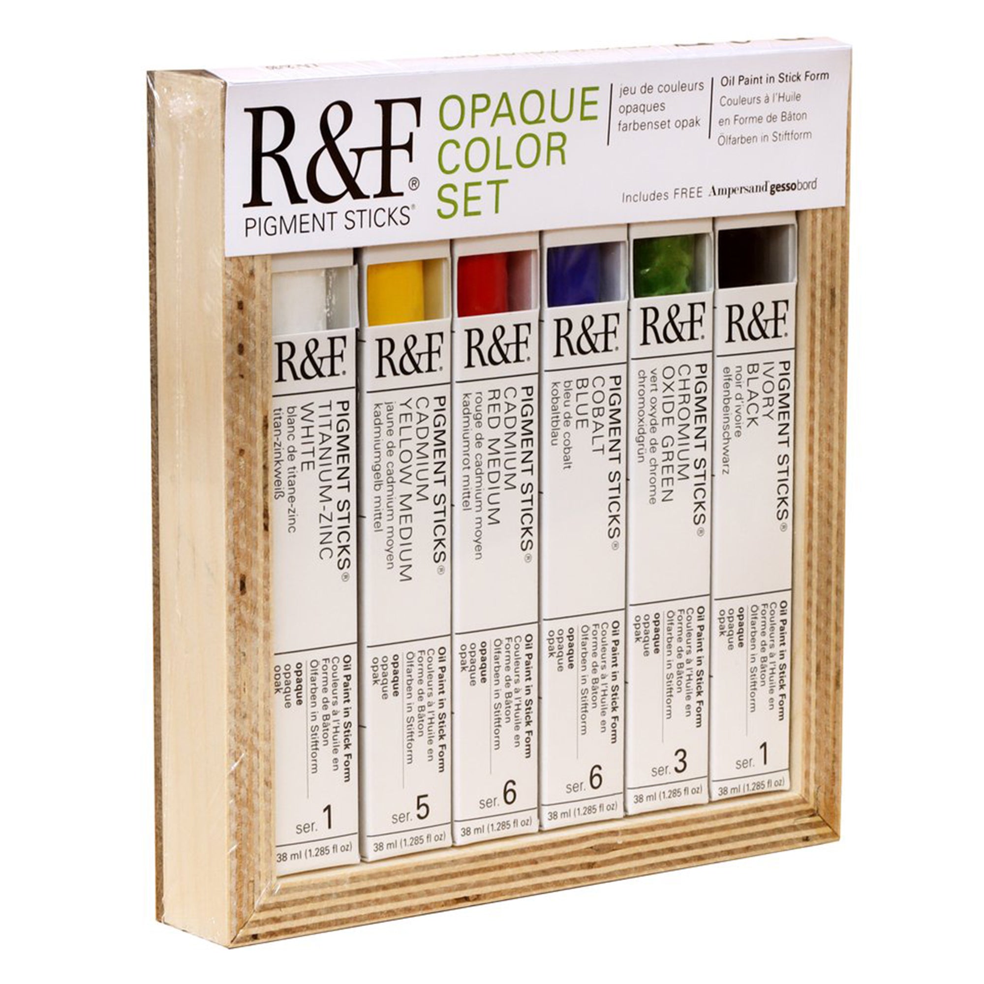 Sticks Color Chart R&F Pigment Sticks Opaque Color Set of 6 – Opus Art Supplies
