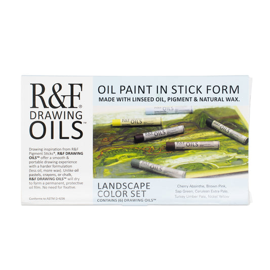 R&F Drawing Oil Color Set of Six - Landscape
