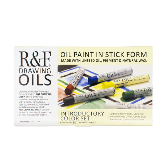 R&F Drawing Oil Color Set of Six - Introductory