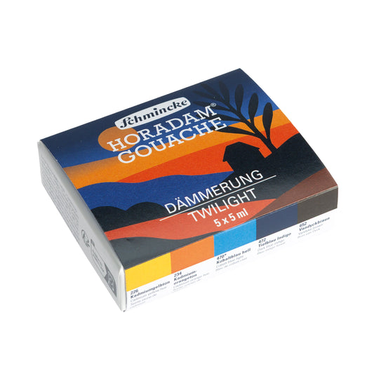 Schmincke HORADAM Gouache Twilight Set of 5, 5ml tubes