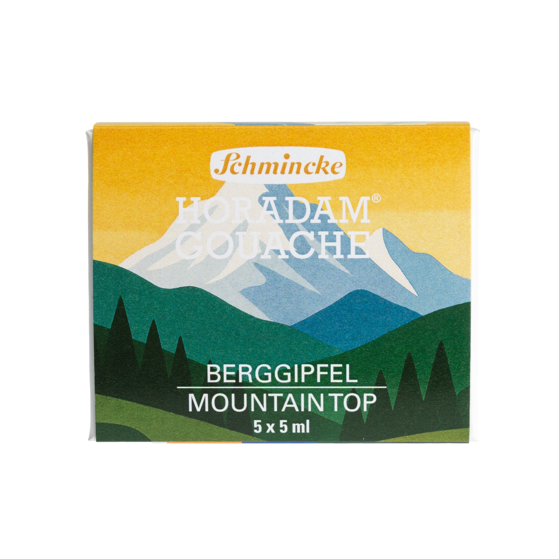 Schmincke HORADAM Gouache Mountain Top Set packaging