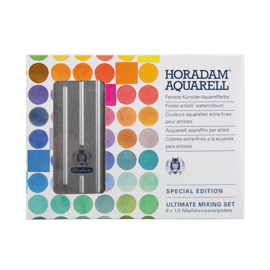 Schmincke HORADAM AQUARELL Ultimate Mixing Set of 9 x 1/2 pans While Quantities Last