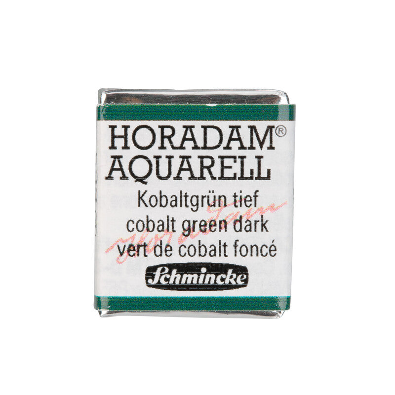 Schmincke HORADAM AQUARELL Watercolour Half Pan - Greens