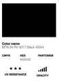 Aérosol finition mate MTN 94 RV9011 Noir