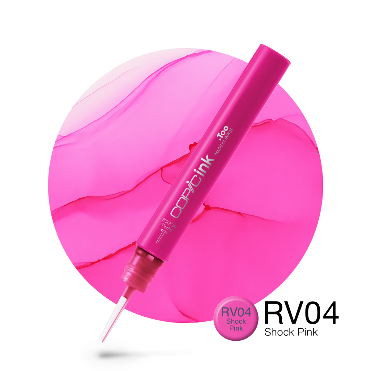 Copic Ink refill 12ml – RV04 Shock Pink