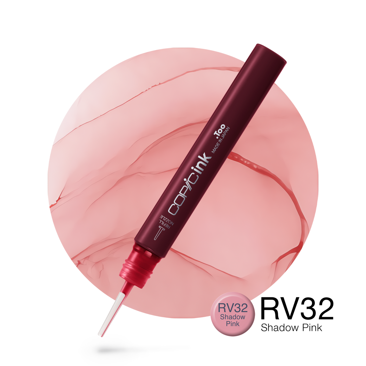 Copic Ink refill 12ml – RV32 Shadow Pink