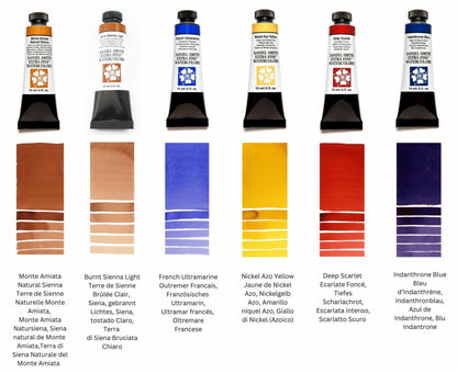 Daniel Smith Extra Fine Watercolors Set of 6 Raffaele Ciccaleni's Traditional & Modern