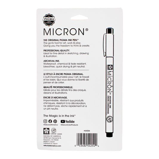 Sakura Pigma Micron Pen - Natural Earth Colours Set of 6