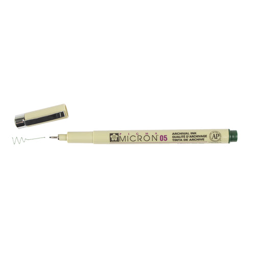 Sakura Pigma Micron Pen - Hunter Green 05