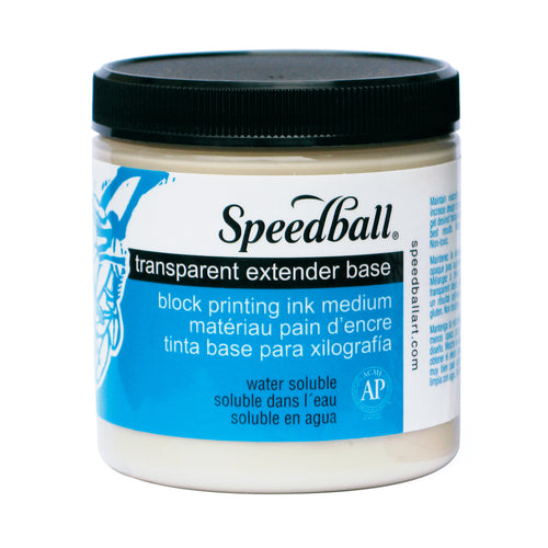 Speedball Water-Soluble Block Printing Ink Medium 237ml - Transparent Extender Base