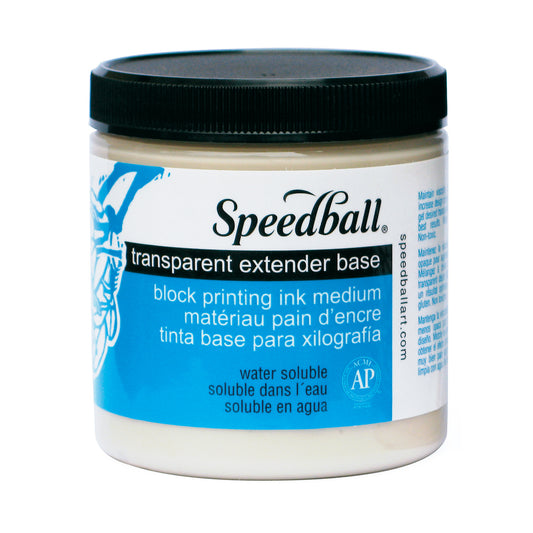 Speedball Water-Soluble Block Printing Ink Medium 237ml - Transparent Extender Base