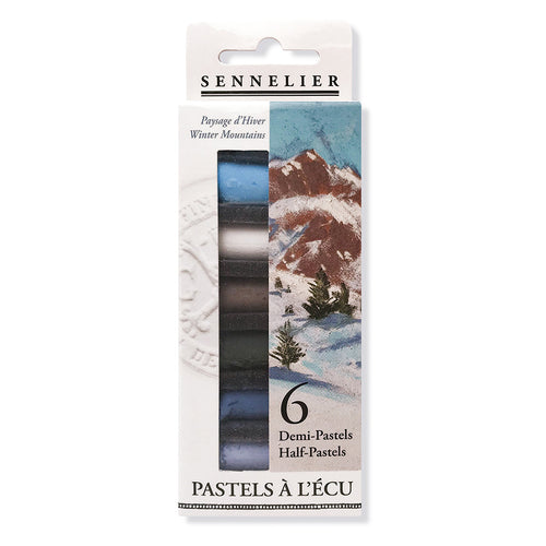 Sennelier Soft Pastels Set - Winter Mountains Set of 6