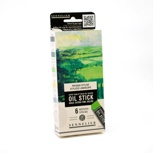 Sennelier Oil Stick Mini Stylized Landscape Set of 6