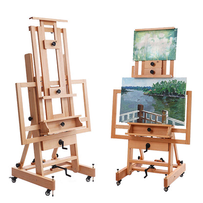 Kootenay XL H-Frame Twin Canvas Studio Easel – view 2