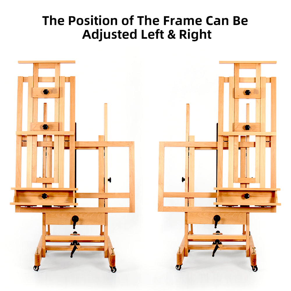 Kootenay XL H-Frame Twin Canvas Studio Easel – view 4