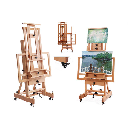 Kootenay XL H-Frame Twin Canvas Studio Easel – view 7