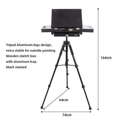 Nootka Tripod Sketchbox Easel – view 3